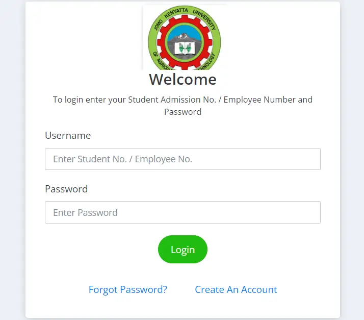 Accessing the Jomo Kenyatta University of Agriculture and Technology Student Portal