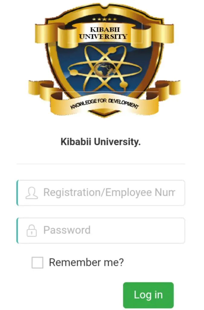 Accessing the Kibabii University Student Portal