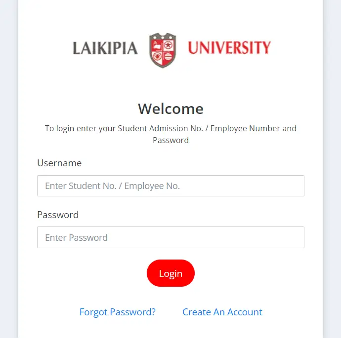 Accessing the Laikipia University Student Portal