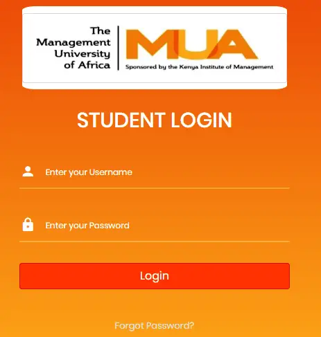 Accessing the Management University Of Africa Student Portal