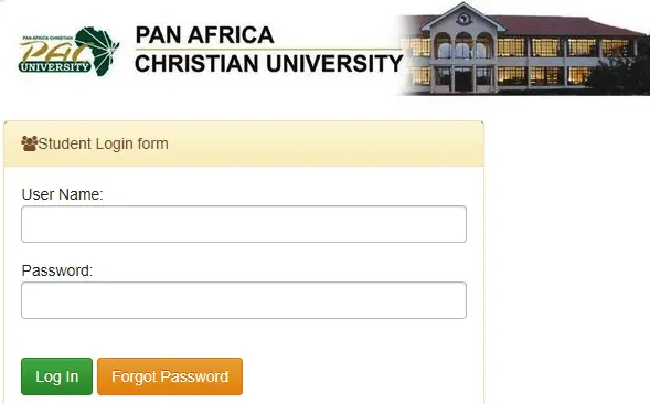 Accessing the Pan Africa Christian University Student Portal