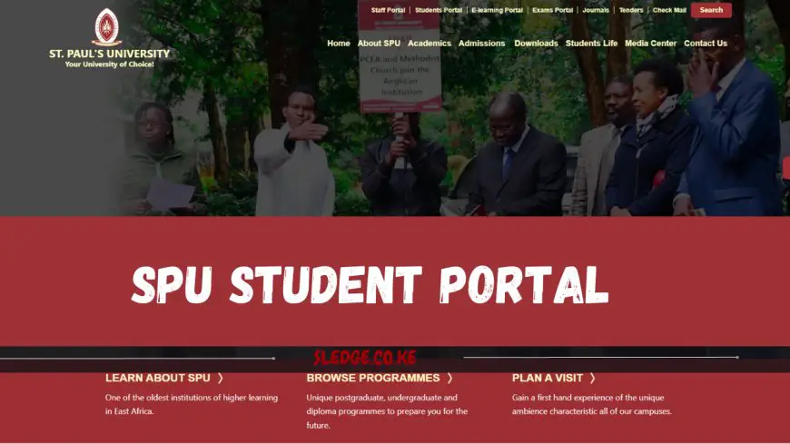 Accessing the St. Pauls University Student Portal