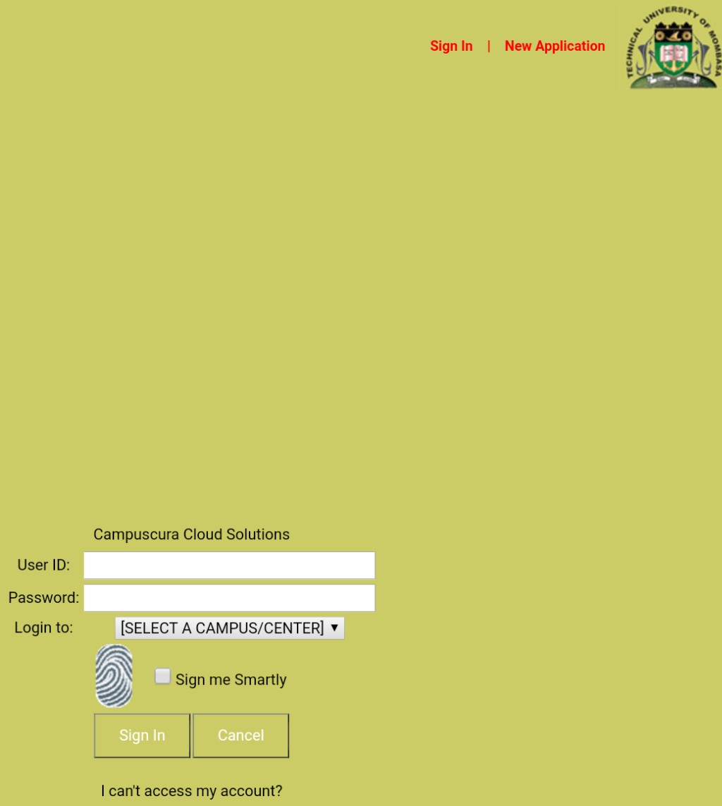 Accessing the Technical University Of Mombasa Student Portal