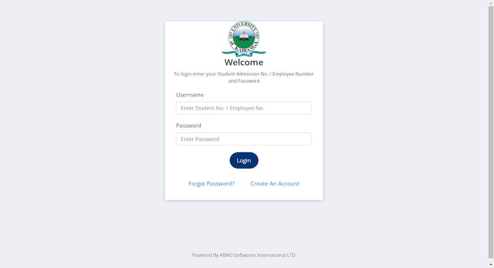 Accessing the University of Kabianga Student Portal