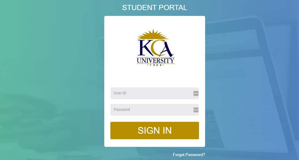 How to Access the KCA University Student Portal