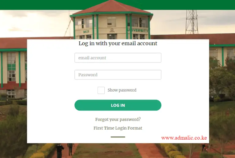 How to Access the Moi University Student Portal