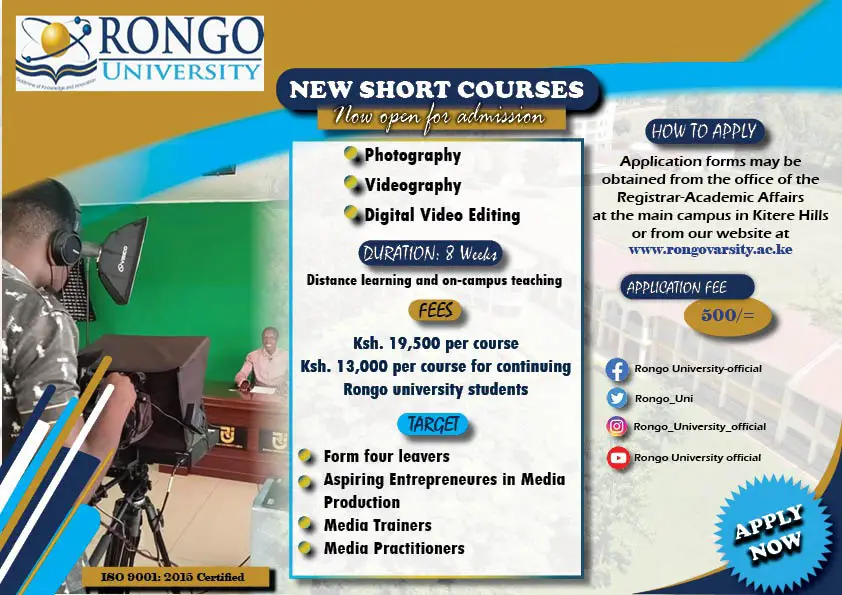 How to Access the Rongo University Student Portal