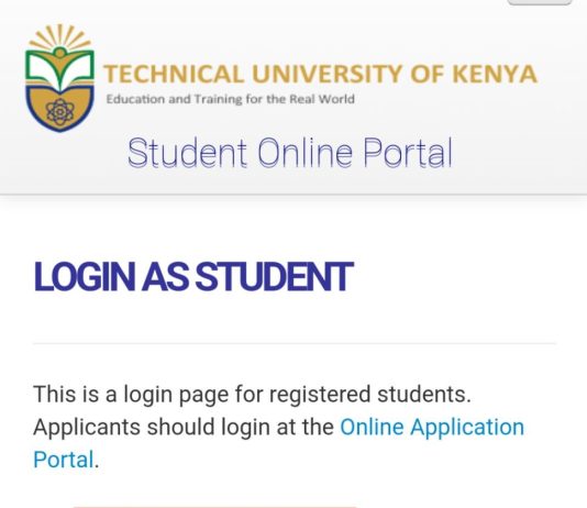 How to Access the Technical University Of Kenya Student Portal