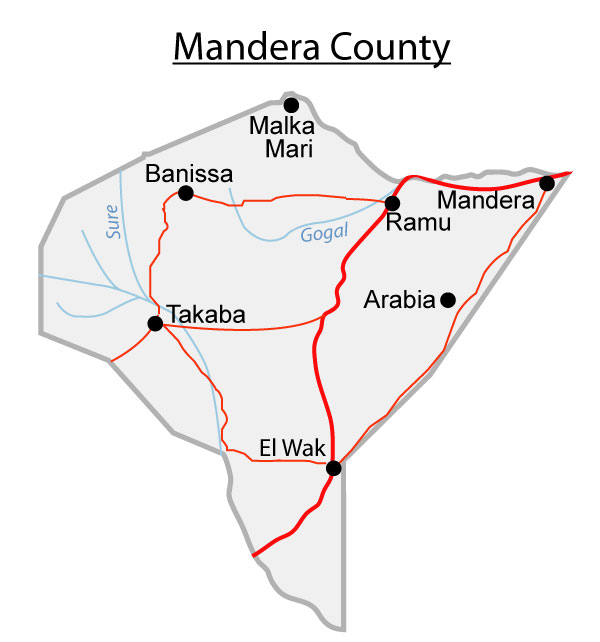 Mandera	County