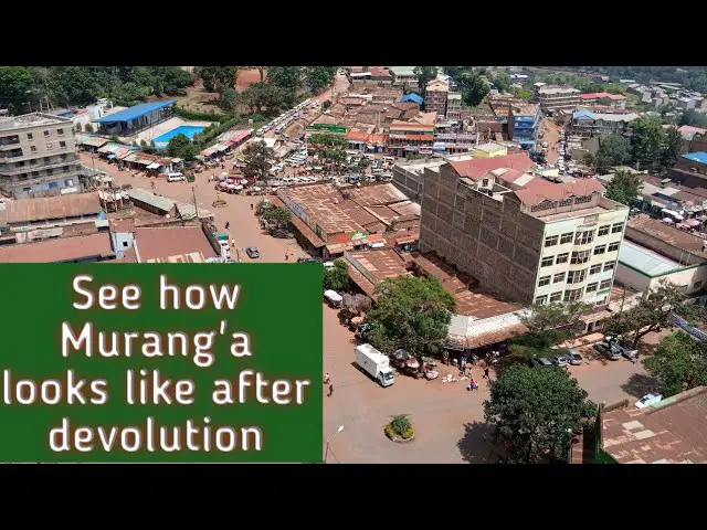 Murang'a Town - Jua Kenya